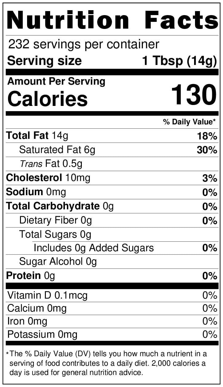 American Tallow 1 Gallon (7.2 lbs) 100% Pure Beef Tallow – Bulk, All-Natural, Additive-Free Cooking Fat