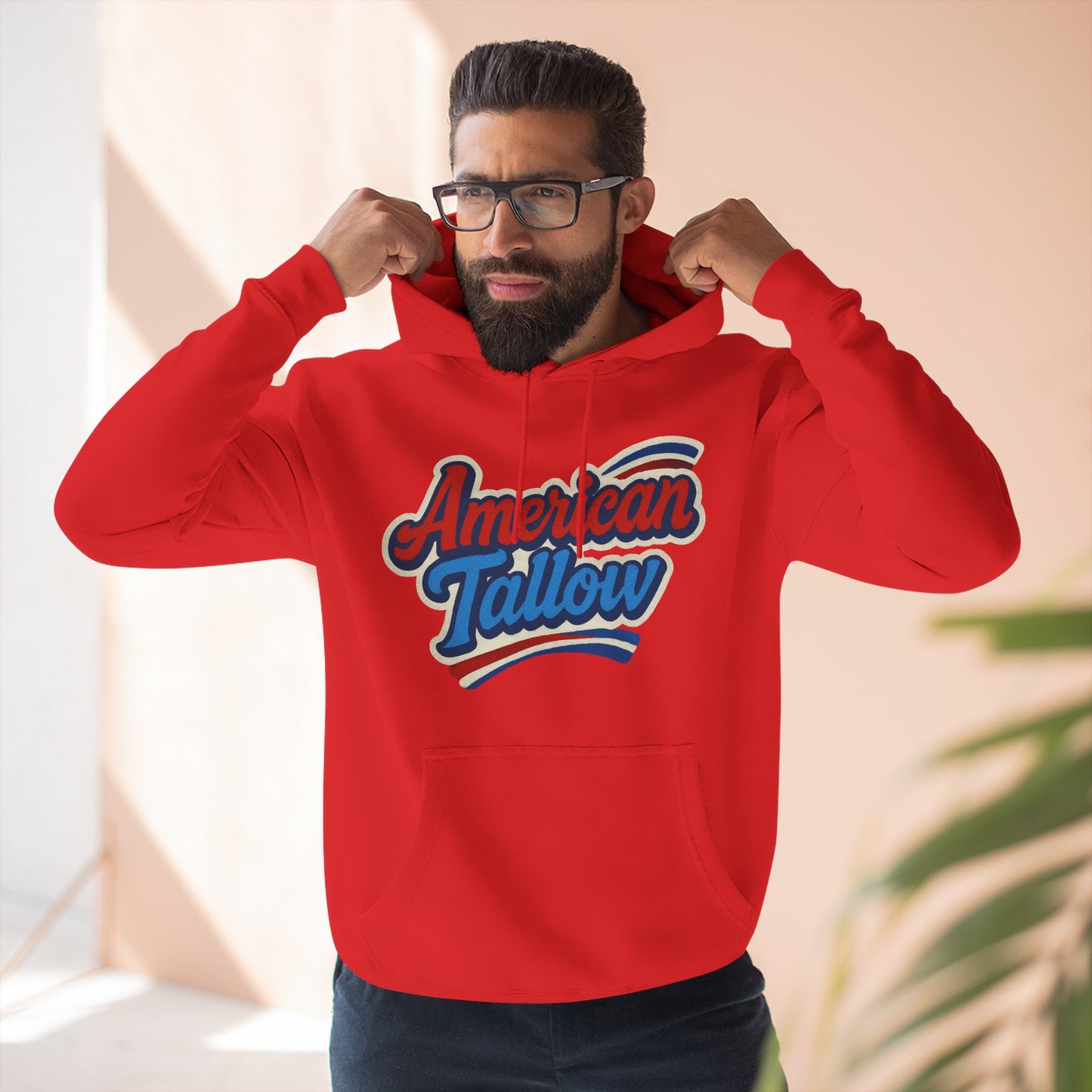 American Tallow Hoodie Fleece Pullover