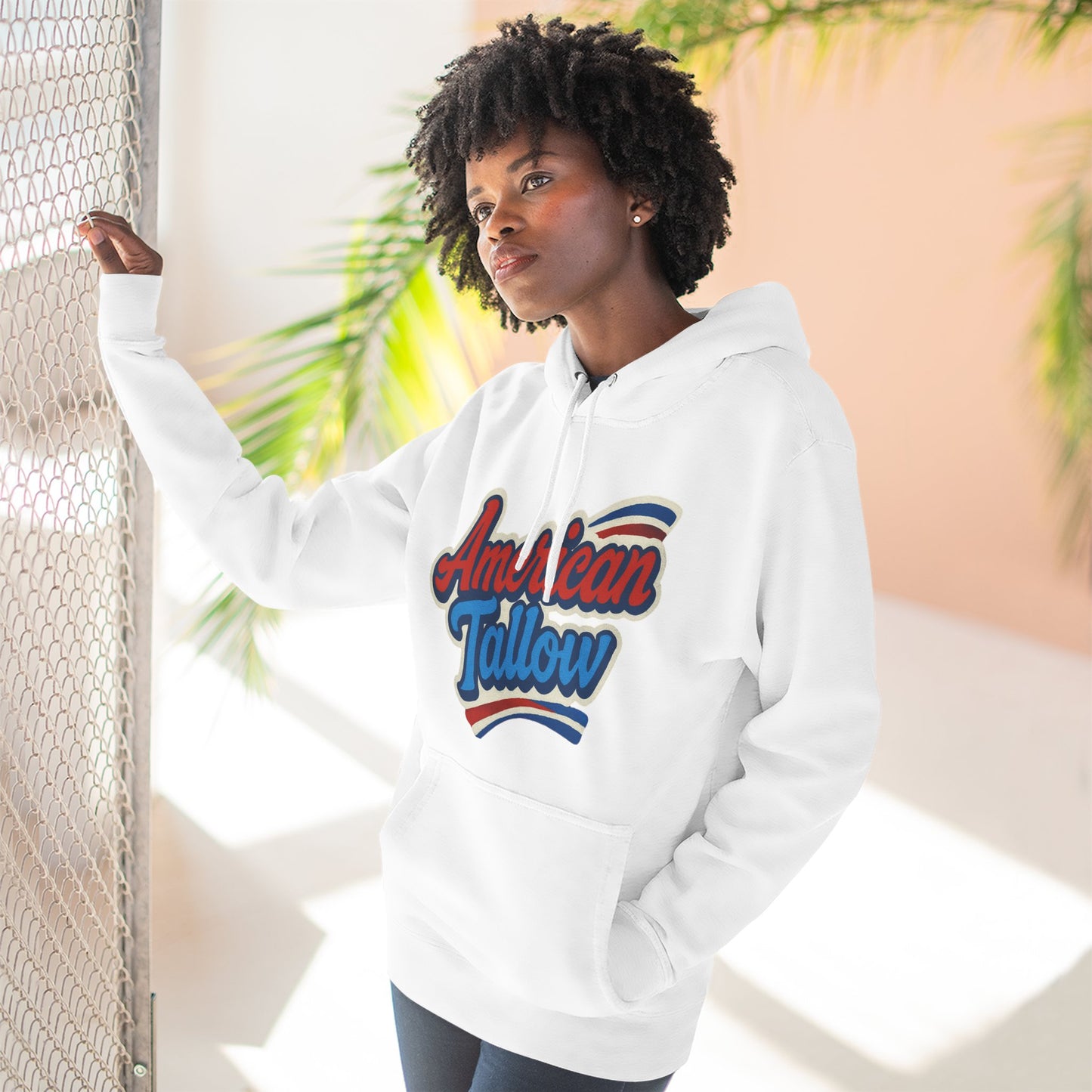 American Tallow Hoodie Fleece Pullover