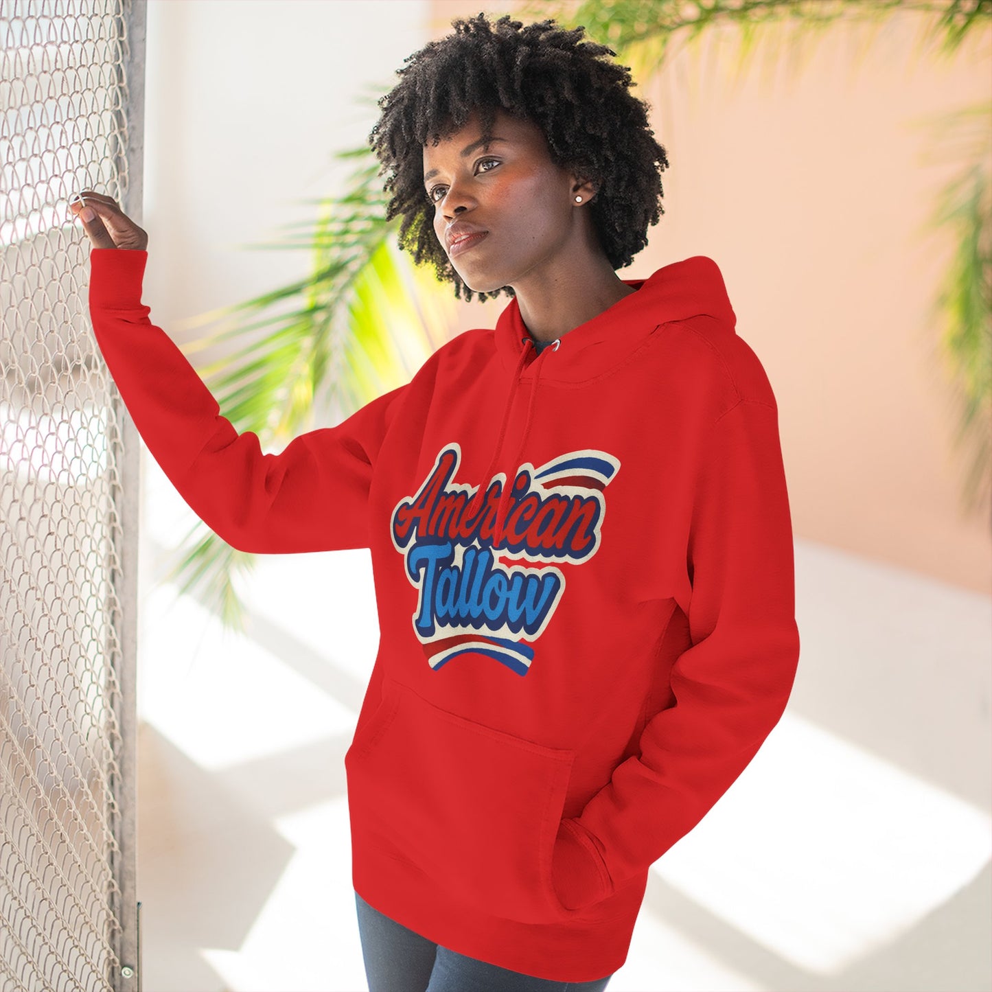 American Tallow Hoodie Fleece Pullover