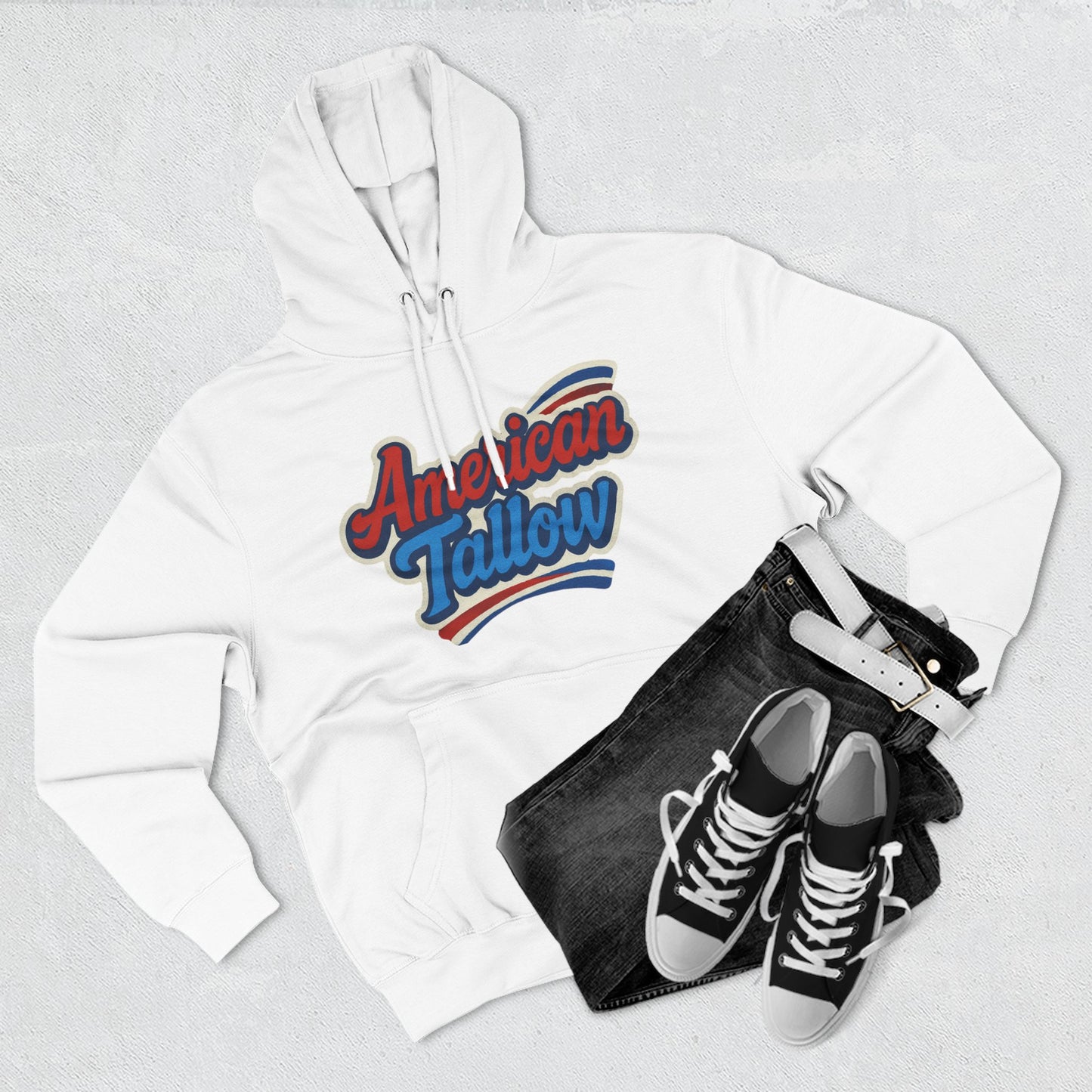 American Tallow Hoodie Fleece Pullover