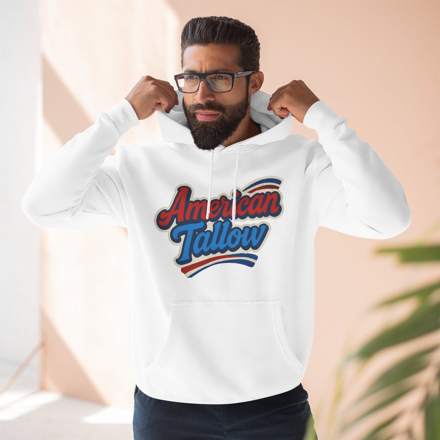 American Tallow Hoodie Fleece Pullover