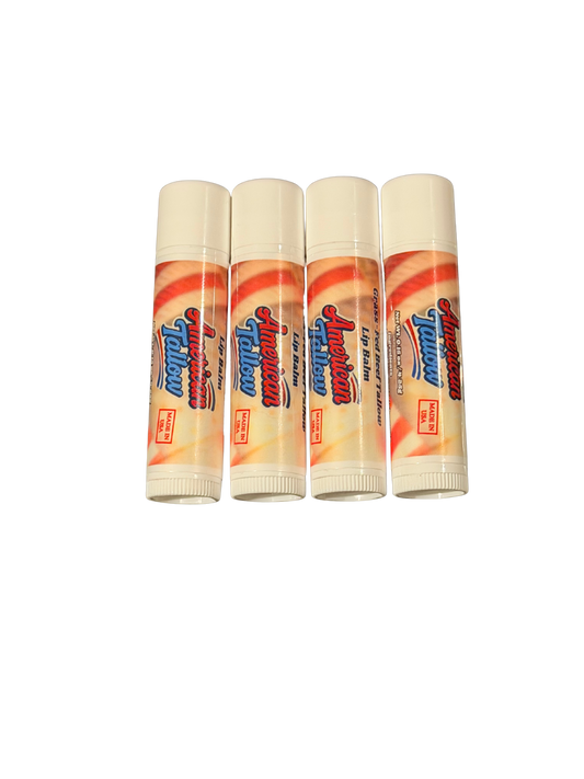 Grass Fed Beef Tallow Lip Balm - 4 Pack