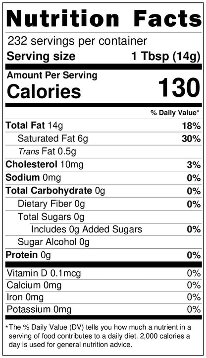 American Tallow 1 Gallon (7.2 lbs) 100% Pure Beef Tallow – Bulk, All-Natural, Additive-Free Cooking Fat